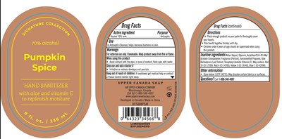 Image Of The Label (At Home Pumpkin Spice)